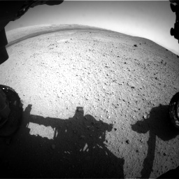 Nasa's Mars rover Curiosity acquired this image using its Front Hazard Avoidance Camera (Front Hazcam) on Sol 413, at drive 402, site number 18