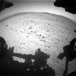 Nasa's Mars rover Curiosity acquired this image using its Front Hazard Avoidance Camera (Front Hazcam) on Sol 413, at drive 258, site number 18