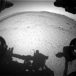 Nasa's Mars rover Curiosity acquired this image using its Front Hazard Avoidance Camera (Front Hazcam) on Sol 413, at drive 294, site number 18