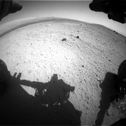 Nasa's Mars rover Curiosity acquired this image using its Front Hazard Avoidance Camera (Front Hazcam) on Sol 413, at drive 378, site number 18