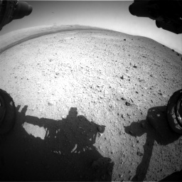 Nasa's Mars rover Curiosity acquired this image using its Front Hazard Avoidance Camera (Front Hazcam) on Sol 413, at drive 390, site number 18