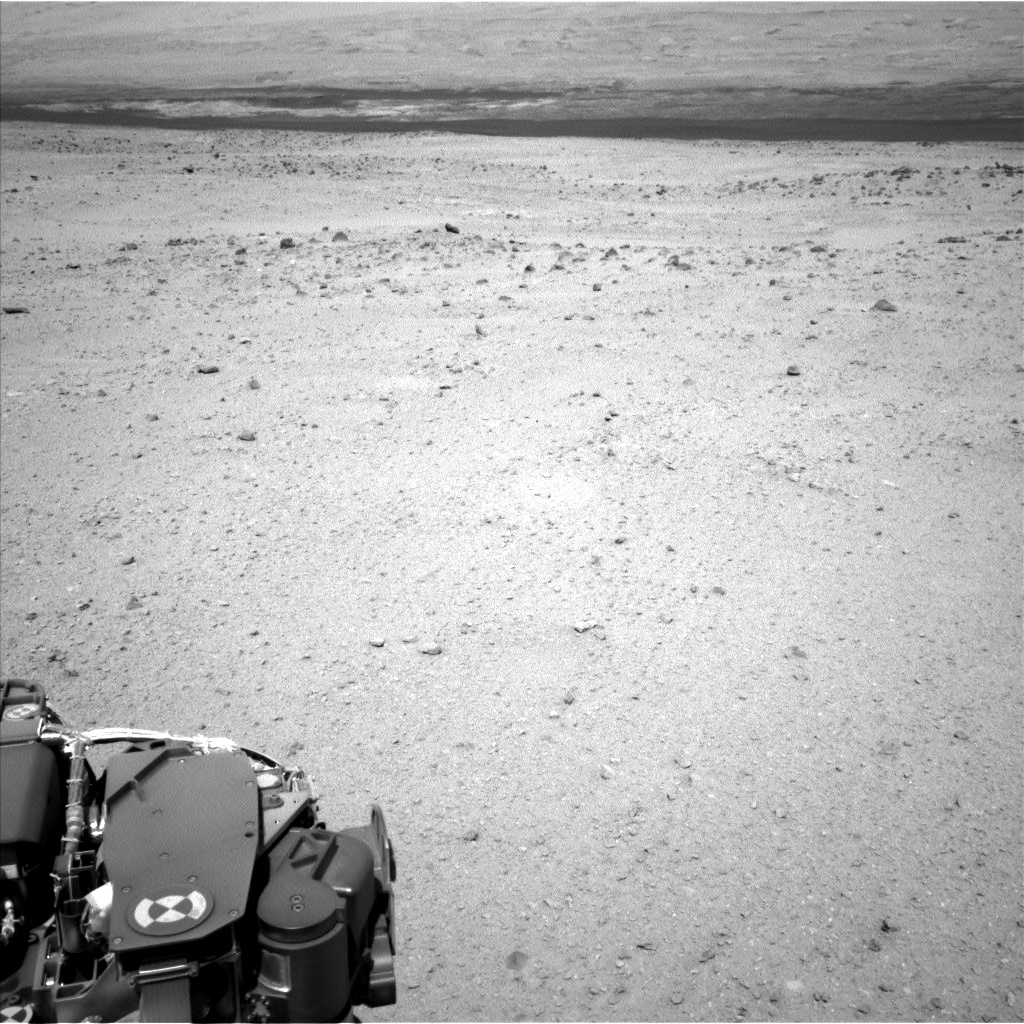 Nasa's Mars rover Curiosity acquired this image using its Left Navigation Camera on Sol 416, at drive 422, site number 18