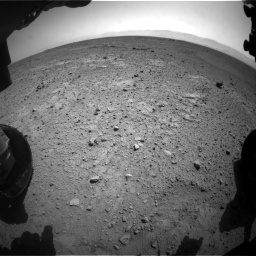 Nasa's Mars rover Curiosity acquired this image using its Front Hazard Avoidance Camera (Front Hazcam) on Sol 417, at drive 686, site number 18