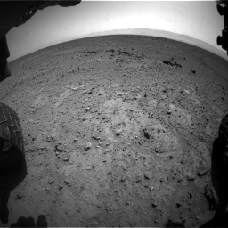 Nasa's Mars rover Curiosity acquired this image using its Front Hazard Avoidance Camera (Front Hazcam) on Sol 417, at drive 746, site number 18