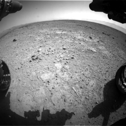 Nasa's Mars rover Curiosity acquired this image using its Front Hazard Avoidance Camera (Front Hazcam) on Sol 417, at drive 704, site number 18
