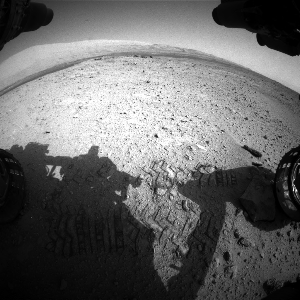 Nasa's Mars rover Curiosity acquired this image using its Front Hazard Avoidance Camera (Front Hazcam) on Sol 417, at drive 786, site number 18