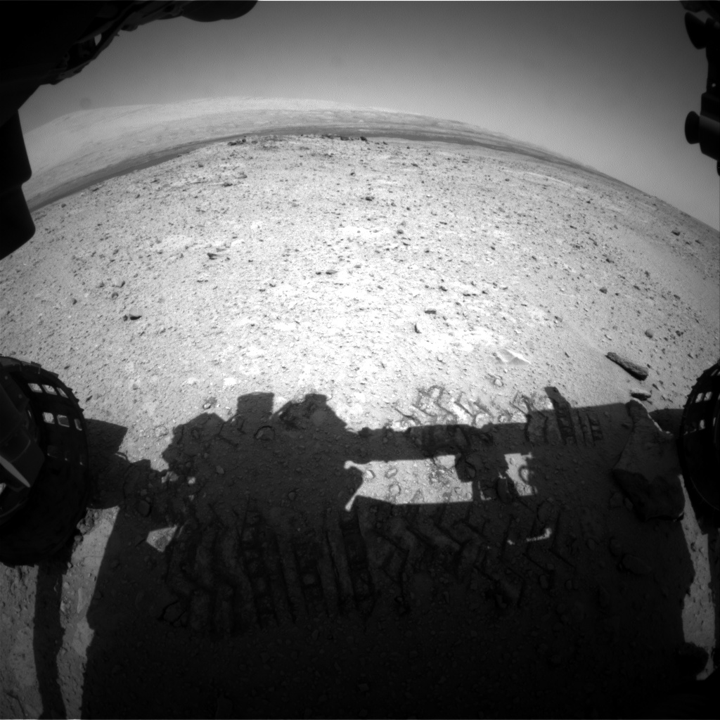 Nasa's Mars rover Curiosity acquired this image using its Front Hazard Avoidance Camera (Front Hazcam) on Sol 418, at drive 786, site number 18