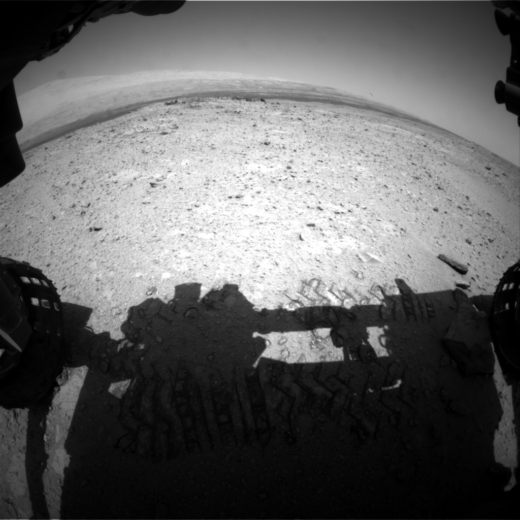 Nasa's Mars rover Curiosity acquired this image using its Front Hazard Avoidance Camera (Front Hazcam) on Sol 419, at drive 786, site number 18