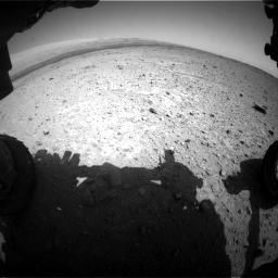 Nasa's Mars rover Curiosity acquired this image using its Front Hazard Avoidance Camera (Front Hazcam) on Sol 419, at drive 1152, site number 18