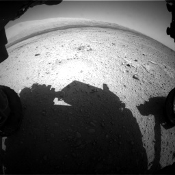 Nasa's Mars rover Curiosity acquired this image using its Front Hazard Avoidance Camera (Front Hazcam) on Sol 419, at drive 1188, site number 18