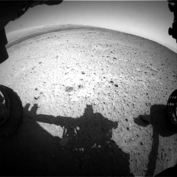 Nasa's Mars rover Curiosity acquired this image using its Front Hazard Avoidance Camera (Front Hazcam) on Sol 419, at drive 1224, site number 18