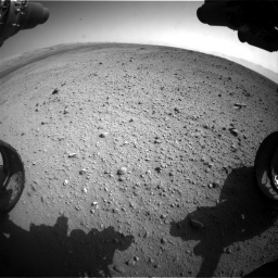 Nasa's Mars rover Curiosity acquired this image using its Front Hazard Avoidance Camera (Front Hazcam) on Sol 419, at drive 1386, site number 18