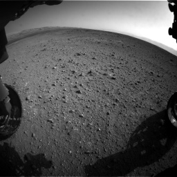 Nasa's Mars rover Curiosity acquired this image using its Front Hazard Avoidance Camera (Front Hazcam) on Sol 422, at drive 246, site number 19