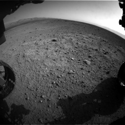 Nasa's Mars rover Curiosity acquired this image using its Front Hazard Avoidance Camera (Front Hazcam) on Sol 422, at drive 300, site number 19