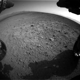 Nasa's Mars rover Curiosity acquired this image using its Front Hazard Avoidance Camera (Front Hazcam) on Sol 422, at drive 300, site number 19