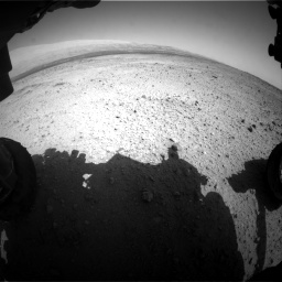Nasa's Mars rover Curiosity acquired this image using its Front Hazard Avoidance Camera (Front Hazcam) on Sol 424, at drive 494, site number 19