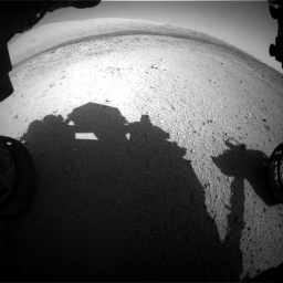 Nasa's Mars rover Curiosity acquired this image using its Front Hazard Avoidance Camera (Front Hazcam) on Sol 424, at drive 746, site number 19