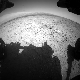 Nasa's Mars rover Curiosity acquired this image using its Front Hazard Avoidance Camera (Front Hazcam) on Sol 424, at drive 488, site number 19