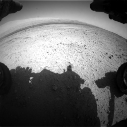 Nasa's Mars rover Curiosity acquired this image using its Front Hazard Avoidance Camera (Front Hazcam) on Sol 424, at drive 494, site number 19