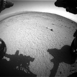 Nasa's Mars rover Curiosity acquired this image using its Front Hazard Avoidance Camera (Front Hazcam) on Sol 424, at drive 800, site number 19