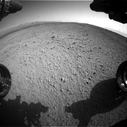 Nasa's Mars rover Curiosity acquired this image using its Front Hazard Avoidance Camera (Front Hazcam) on Sol 424, at drive 890, site number 19