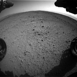 Nasa's Mars rover Curiosity acquired this image using its Front Hazard Avoidance Camera (Front Hazcam) on Sol 424, at drive 944, site number 19