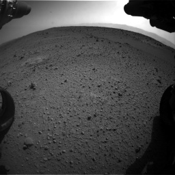 Nasa's Mars rover Curiosity acquired this image using its Front Hazard Avoidance Camera (Front Hazcam) on Sol 424, at drive 962, site number 19