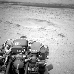 Nasa's Mars rover Curiosity acquired this image using its Left Navigation Camera on Sol 424, at drive 494, site number 19