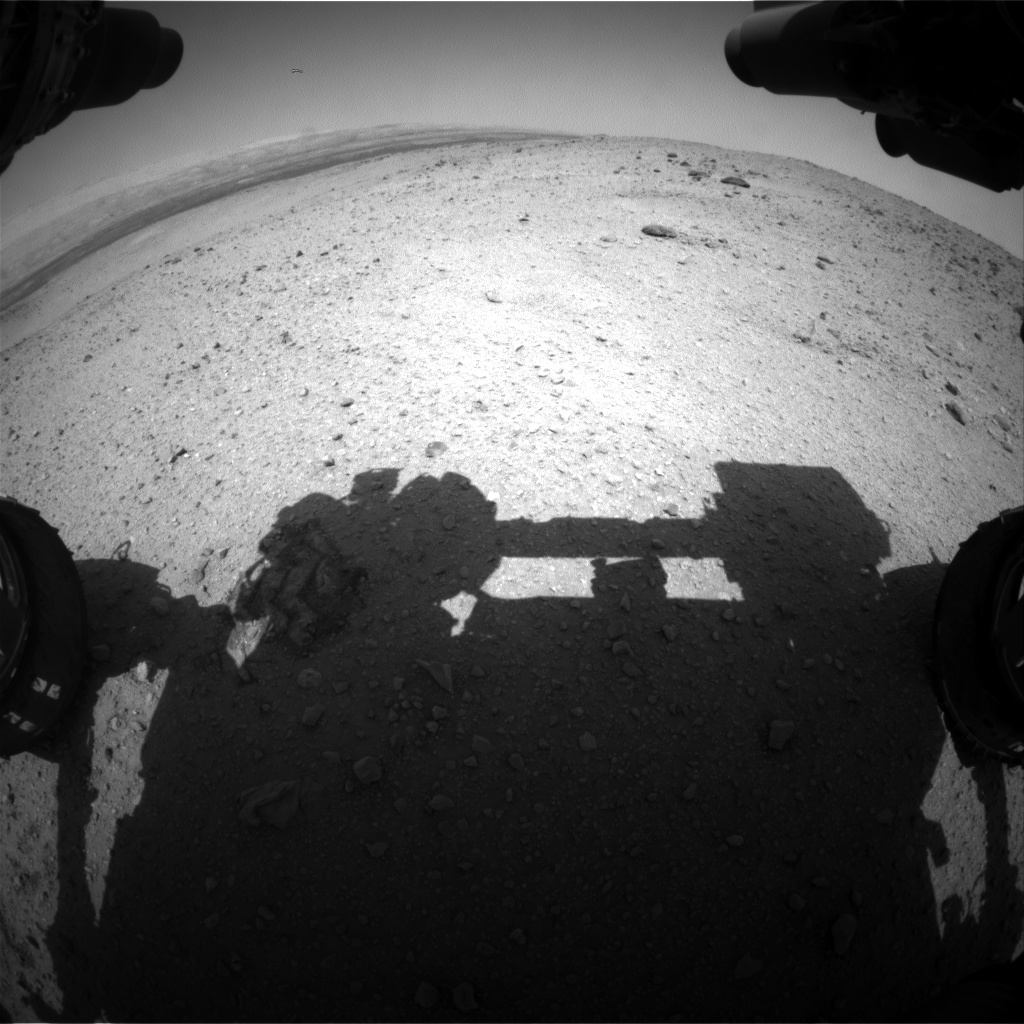 Nasa's Mars rover Curiosity acquired this image using its Front Hazard Avoidance Camera (Front Hazcam) on Sol 426, at drive 1066, site number 19