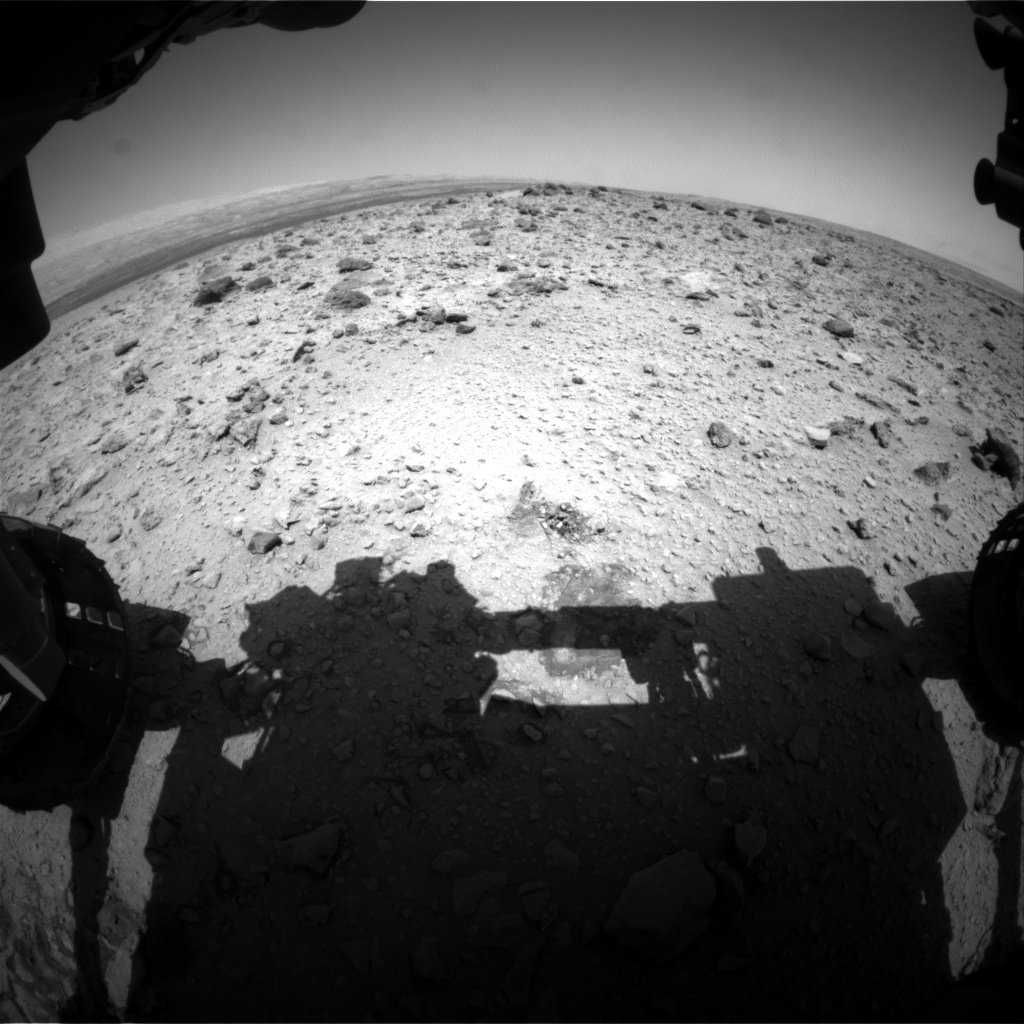 Nasa's Mars rover Curiosity acquired this image using its Front Hazard Avoidance Camera (Front Hazcam) on Sol 429, at drive 0, site number 20