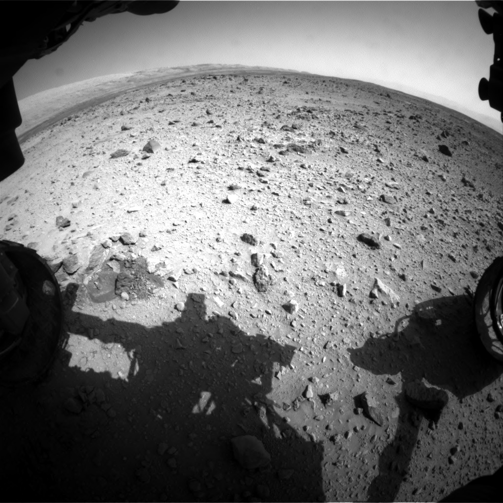 Nasa's Mars rover Curiosity acquired this image using its Front Hazard Avoidance Camera (Front Hazcam) on Sol 429, at drive 256, site number 20