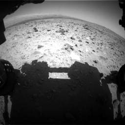 Nasa's Mars rover Curiosity acquired this image using its Front Hazard Avoidance Camera (Front Hazcam) on Sol 431, at drive 496, site number 20