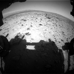 Nasa's Mars rover Curiosity acquired this image using its Front Hazard Avoidance Camera (Front Hazcam) on Sol 431, at drive 526, site number 20