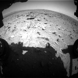 Nasa's Mars rover Curiosity acquired this image using its Front Hazard Avoidance Camera (Front Hazcam) on Sol 431, at drive 550, site number 20