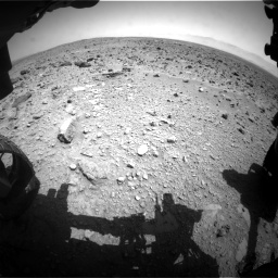 Nasa's Mars rover Curiosity acquired this image using its Front Hazard Avoidance Camera (Front Hazcam) on Sol 431, at drive 580, site number 20