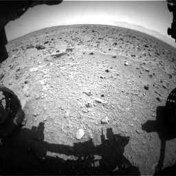 Nasa's Mars rover Curiosity acquired this image using its Front Hazard Avoidance Camera (Front Hazcam) on Sol 431, at drive 586, site number 20