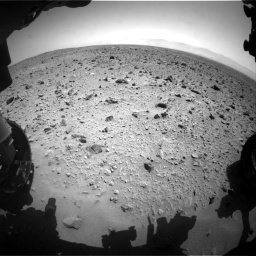 Nasa's Mars rover Curiosity acquired this image using its Front Hazard Avoidance Camera (Front Hazcam) on Sol 431, at drive 610, site number 20