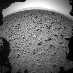 Nasa's Mars rover Curiosity acquired this image using its Front Hazard Avoidance Camera (Front Hazcam) on Sol 431, at drive 718, site number 20