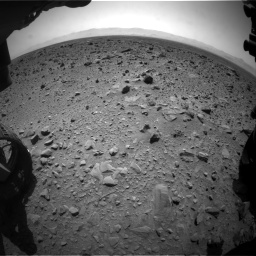 Nasa's Mars rover Curiosity acquired this image using its Front Hazard Avoidance Camera (Front Hazcam) on Sol 431, at drive 736, site number 20