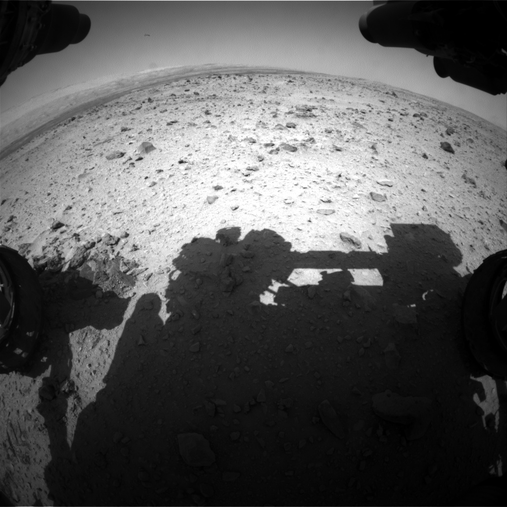 Nasa's Mars rover Curiosity acquired this image using its Front Hazard Avoidance Camera (Front Hazcam) on Sol 431, at drive 256, site number 20