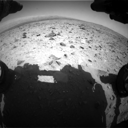 Nasa's Mars rover Curiosity acquired this image using its Front Hazard Avoidance Camera (Front Hazcam) on Sol 431, at drive 502, site number 20