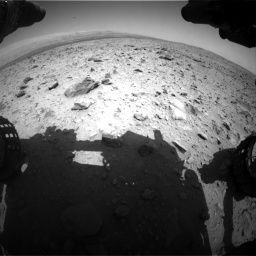 Nasa's Mars rover Curiosity acquired this image using its Front Hazard Avoidance Camera (Front Hazcam) on Sol 431, at drive 514, site number 20