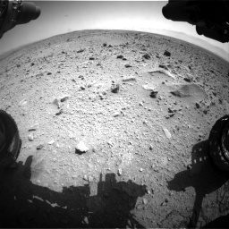 Nasa's Mars rover Curiosity acquired this image using its Front Hazard Avoidance Camera (Front Hazcam) on Sol 431, at drive 658, site number 20