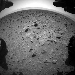 Nasa's Mars rover Curiosity acquired this image using its Front Hazard Avoidance Camera (Front Hazcam) on Sol 431, at drive 742, site number 20
