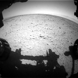 Nasa's Mars rover Curiosity acquired this image using its Front Hazard Avoidance Camera (Front Hazcam) on Sol 433, at drive 1196, site number 20