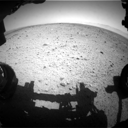 Nasa's Mars rover Curiosity acquired this image using its Front Hazard Avoidance Camera (Front Hazcam) on Sol 433, at drive 1202, site number 20