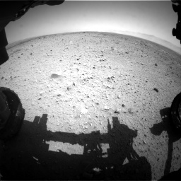 Nasa's Mars rover Curiosity acquired this image using its Front Hazard Avoidance Camera (Front Hazcam) on Sol 433, at drive 1208, site number 20