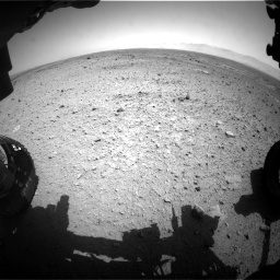 Nasa's Mars rover Curiosity acquired this image using its Front Hazard Avoidance Camera (Front Hazcam) on Sol 433, at drive 1244, site number 20