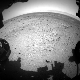 Nasa's Mars rover Curiosity acquired this image using its Front Hazard Avoidance Camera (Front Hazcam) on Sol 433, at drive 1280, site number 20