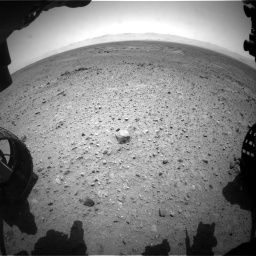 Nasa's Mars rover Curiosity acquired this image using its Front Hazard Avoidance Camera (Front Hazcam) on Sol 433, at drive 1316, site number 20